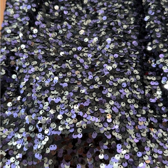 H&M Black and Silver and purple Sequin Kids Dress - Picture 2 of 9